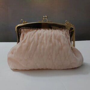 VTG Elegant Pink Velvet Bag